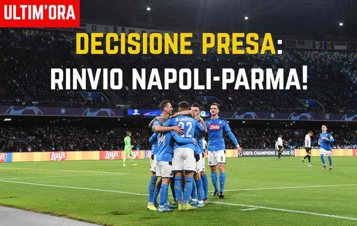 Rinvio Napoli Parma