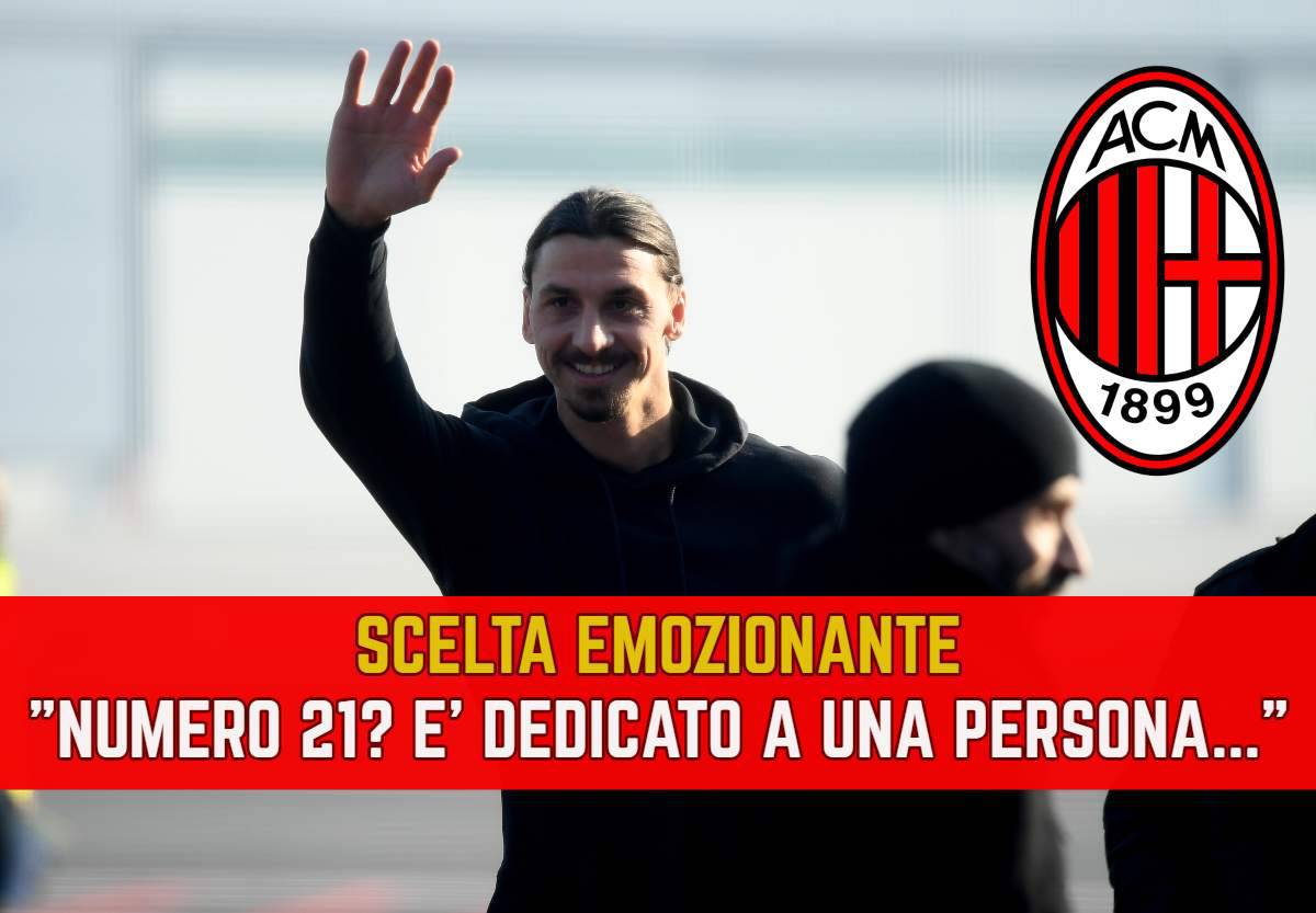 Ibrahimovic Milan Numero 21