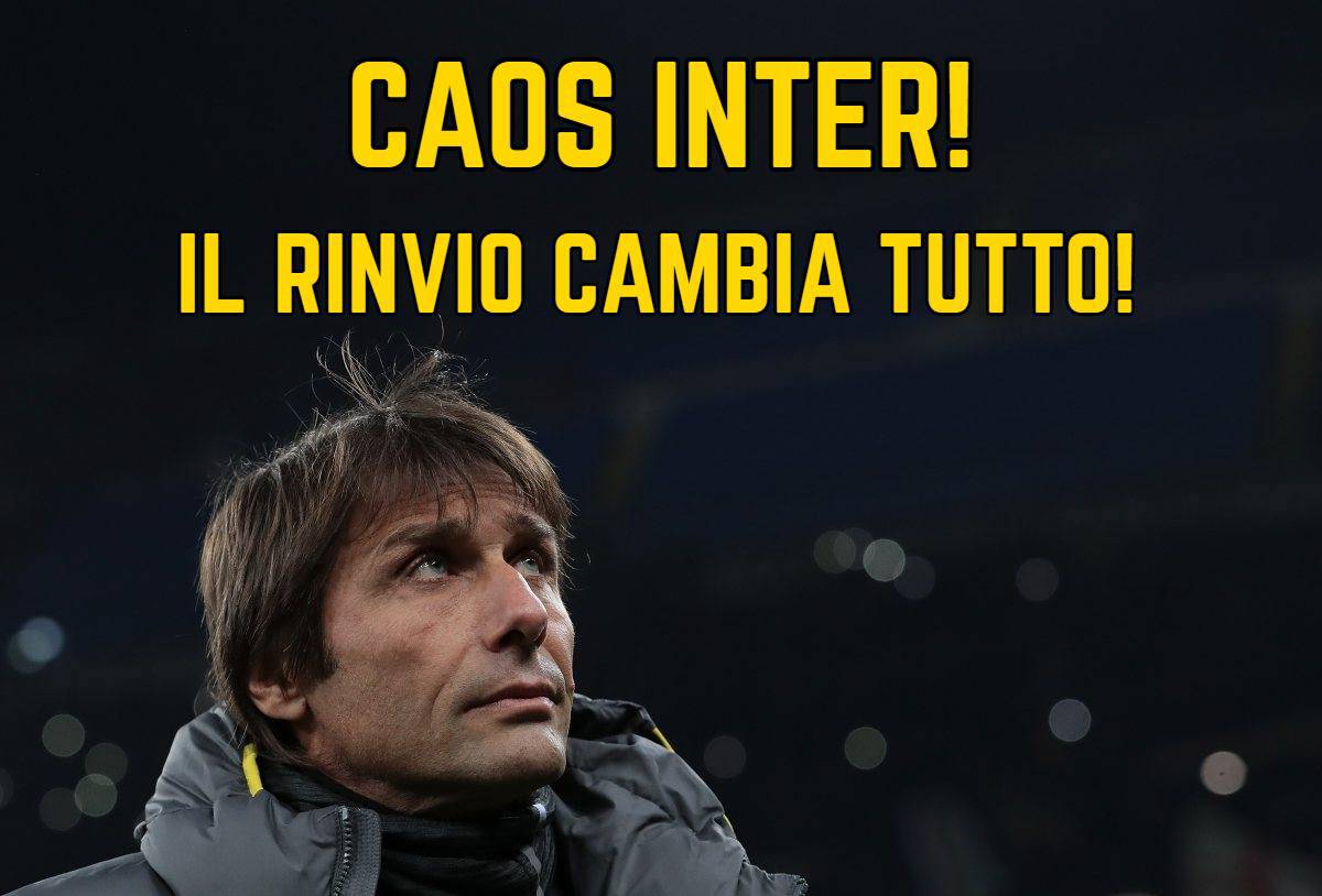Rinvio Juventus-Inter