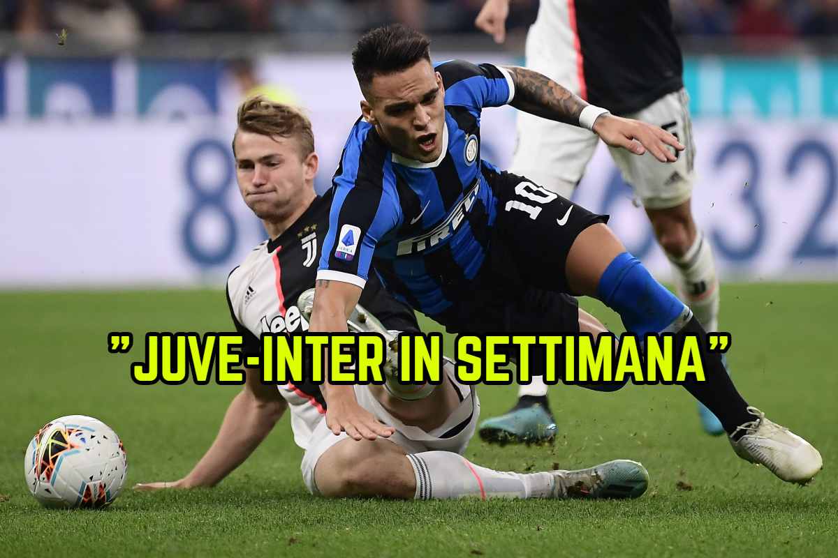 Serie A, Malagò su Juve-Inter in settimana: "È la ...