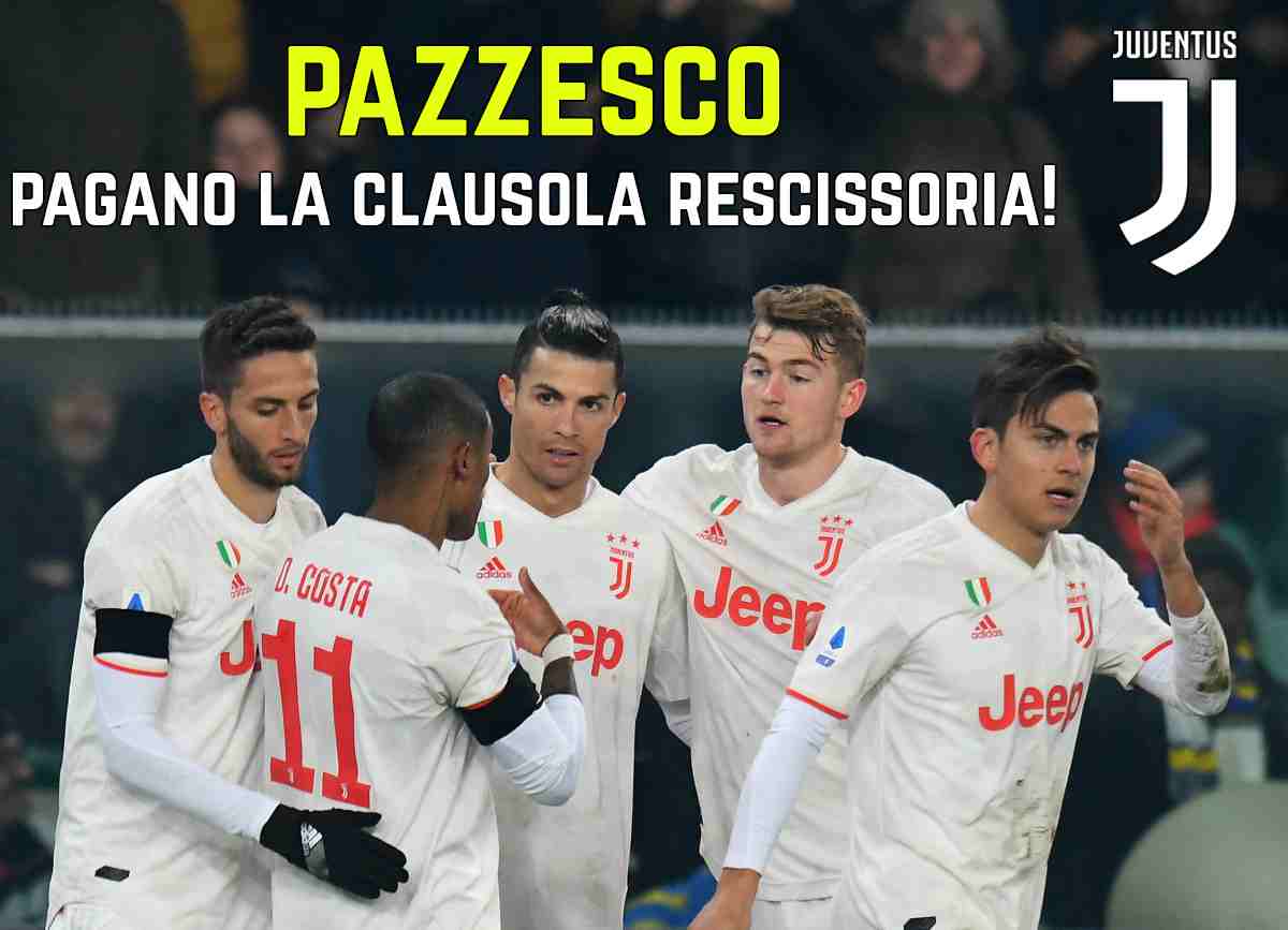 Calciomercato Juventus clausola rescissoria
