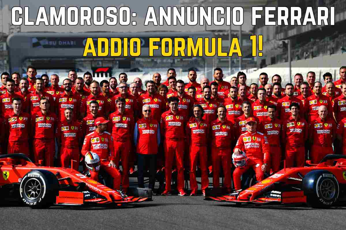 Ferrari addio Formula 1