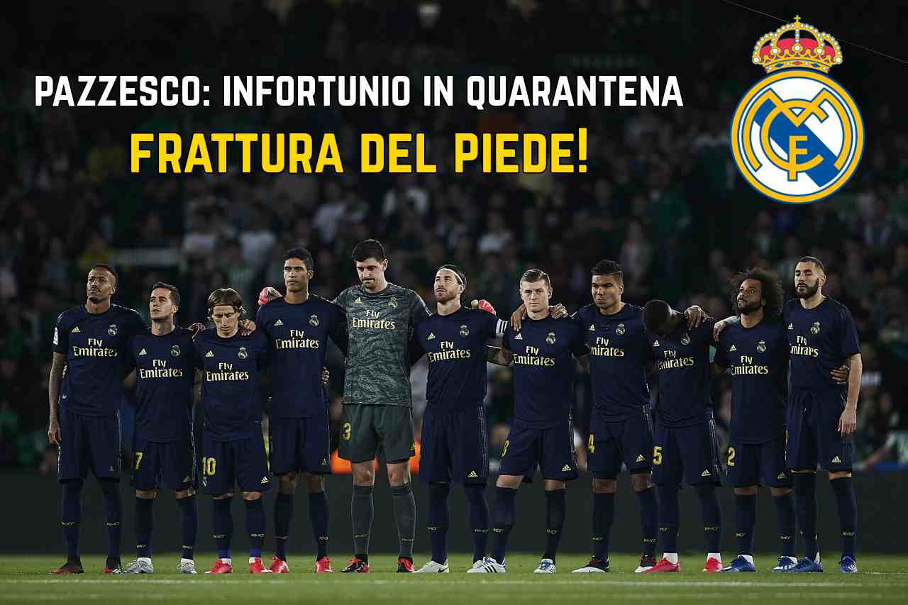 Real Madrid infortunio quarantena