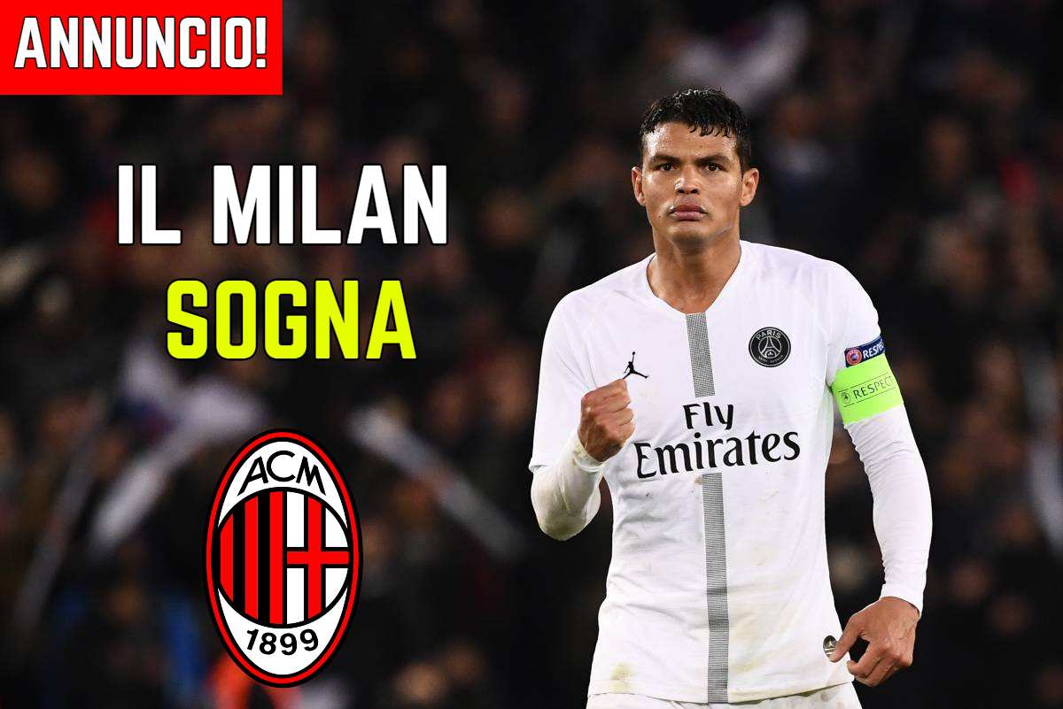 Calciomercato Milan Thiago Silva