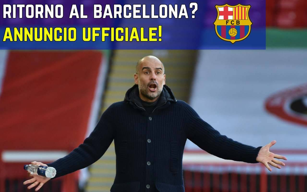 Guardiola torna al Barcellona