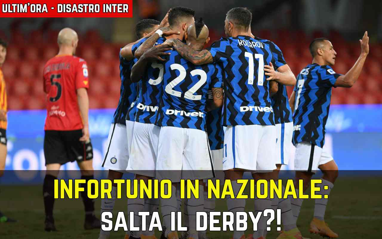 infortunio inter derby