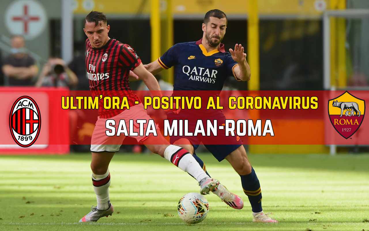 Milan Roma positivo Coronavirus