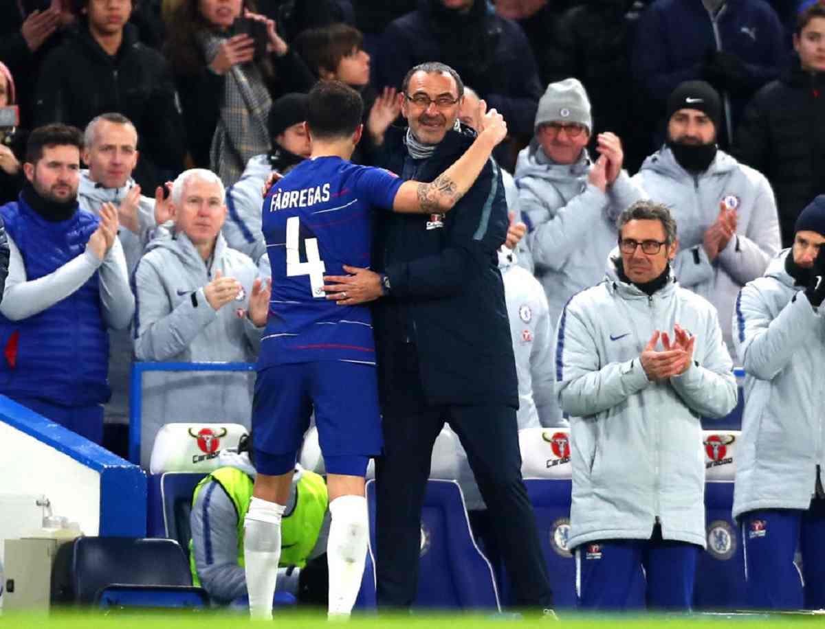 Fabregas e Sarri