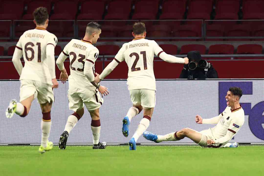 La Roma ipoteca la qualificazione contro l'Ajax