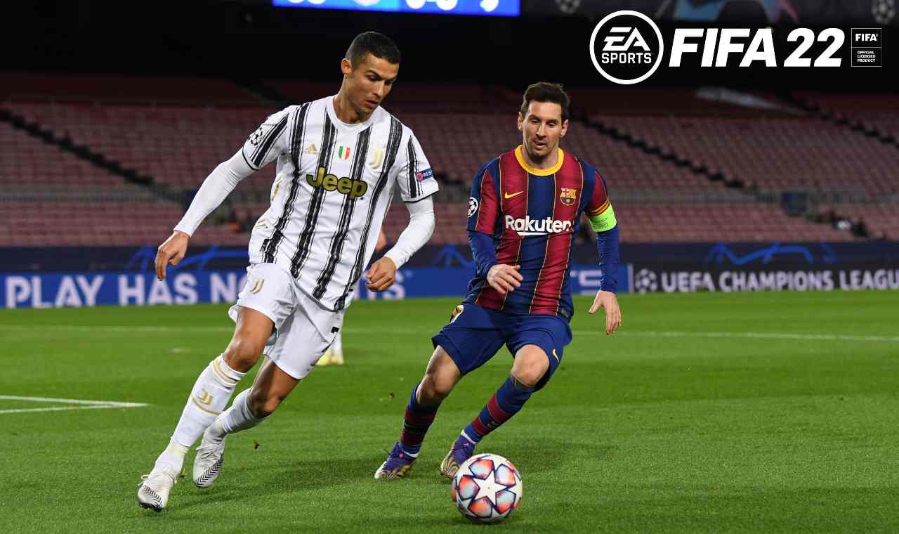 Messi Ronaldo Fifa 22