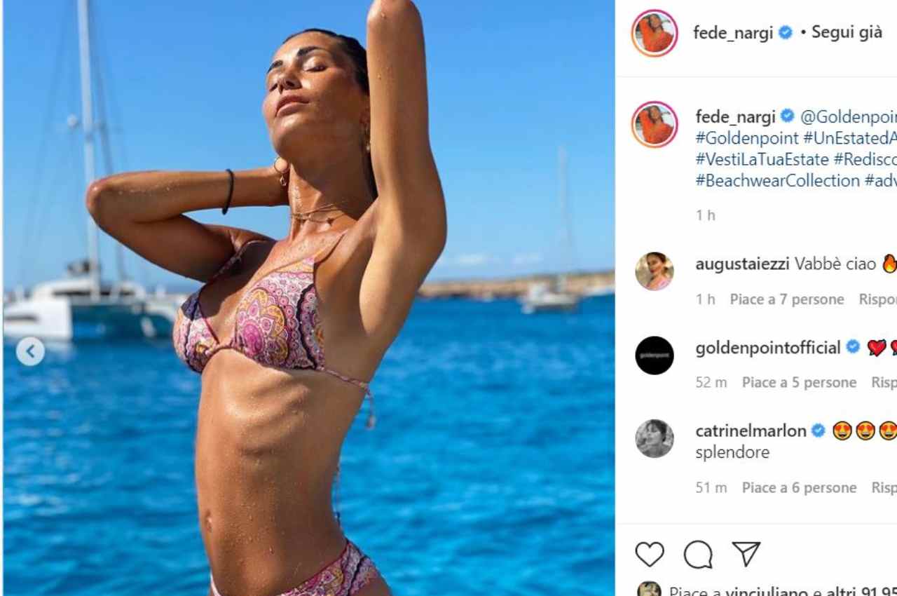 Federica Nargi spettacolare, fisico da sogno in bikini! -FOTO