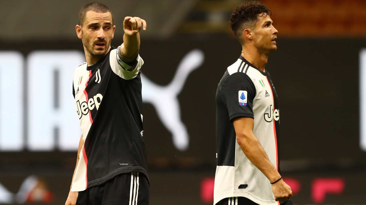 Bonucci Ronaldo Juventus