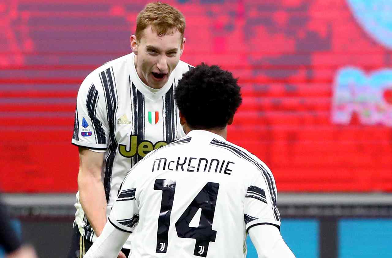 Calciomercato Juventus Allegri ne fa fuori due Kulusevski McKennie gennaio addio 