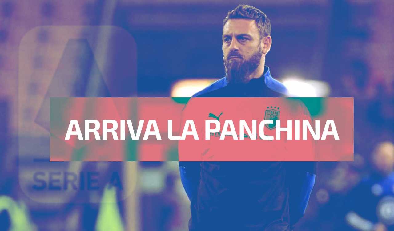 Panchina a De Rossi in Serie A