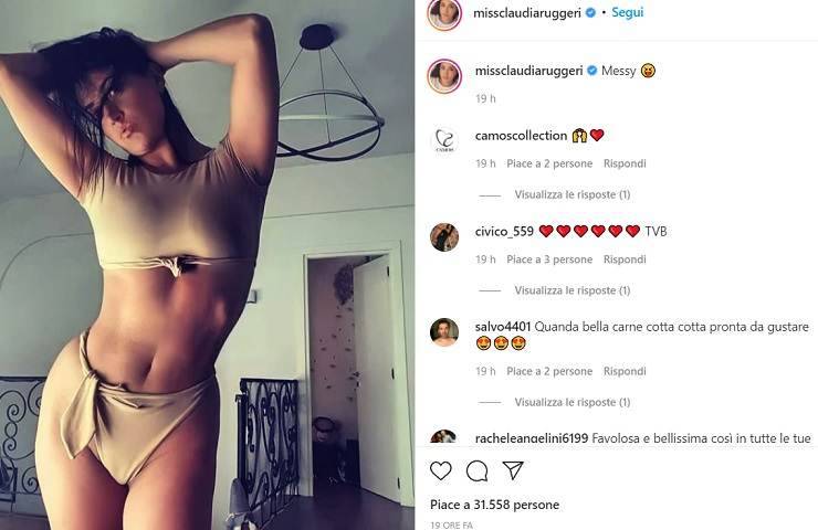 Claudia Ruggeri La Miss In Intimo Esplosivo Un Capolavoro FOTO 