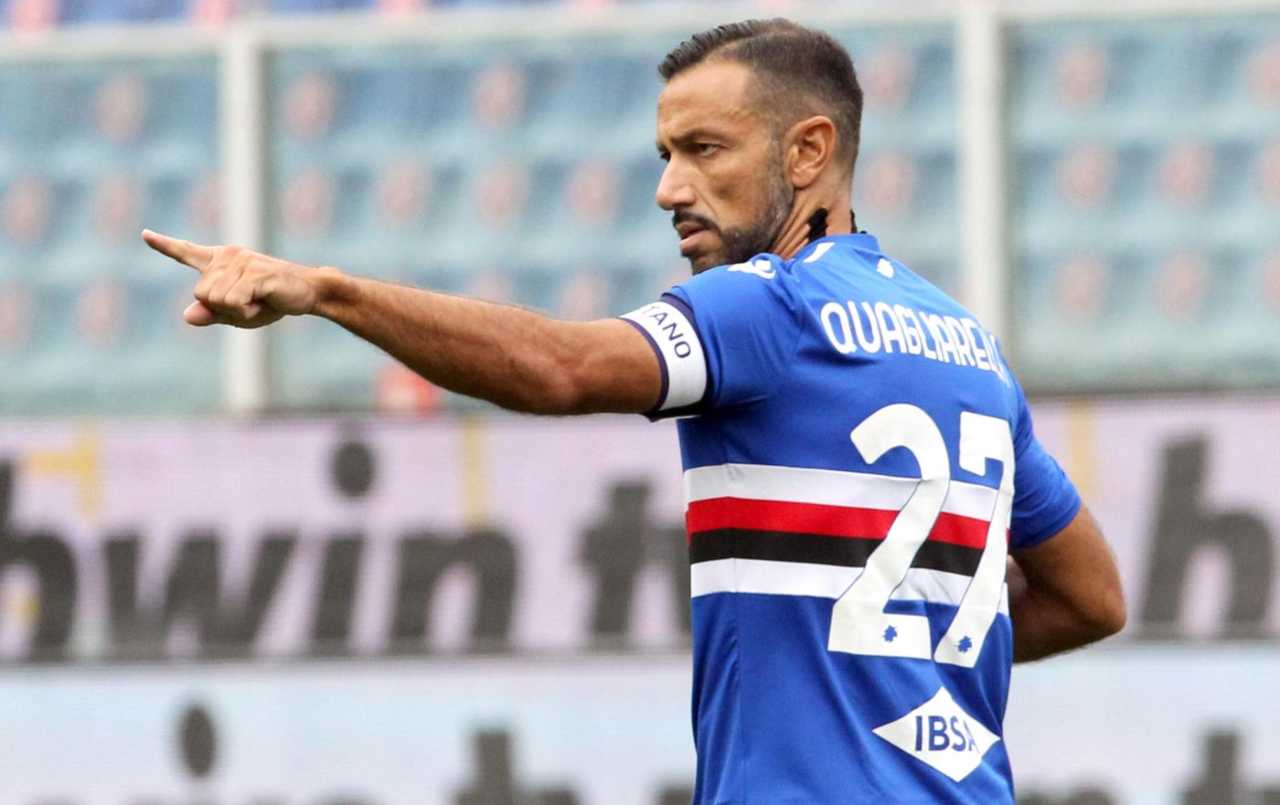 Calciomercato idea romantica torna Quagliarella Napoli 2022