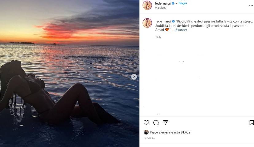 Federica Nargi, bikini sempre più illegale: "Ma cosa sei, la Madonna?" - FOTO