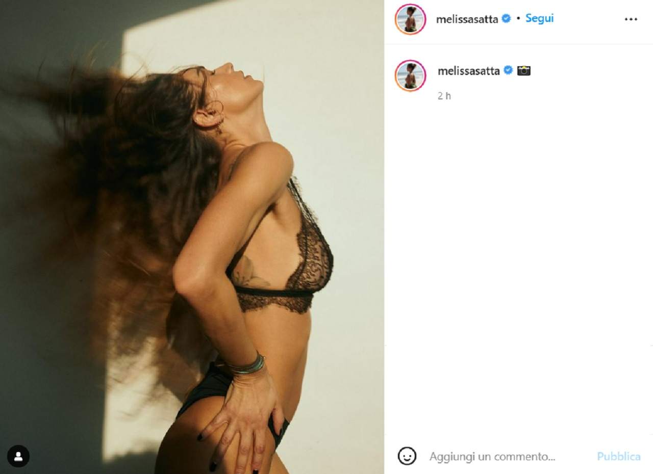 Melissa Satta su Instagram 
