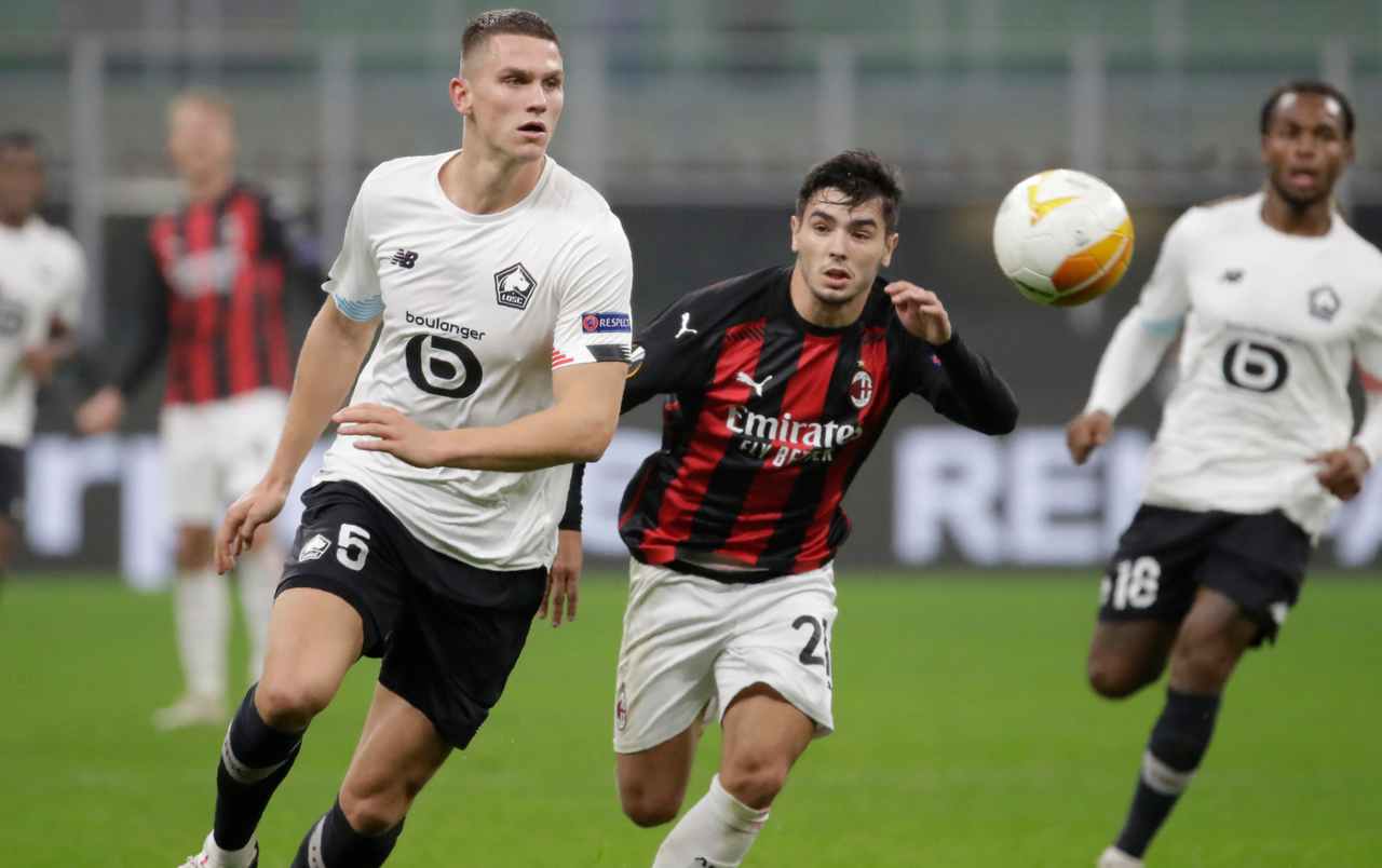 Calciomercato Milan accordo raggiunto Botman gennaio Lille prestito 30 milioni euro obbligo