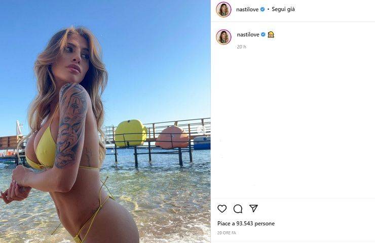Chiara Nasti, una bomba in bikini: "Voglio rinascere Zaccagni" - FOTO