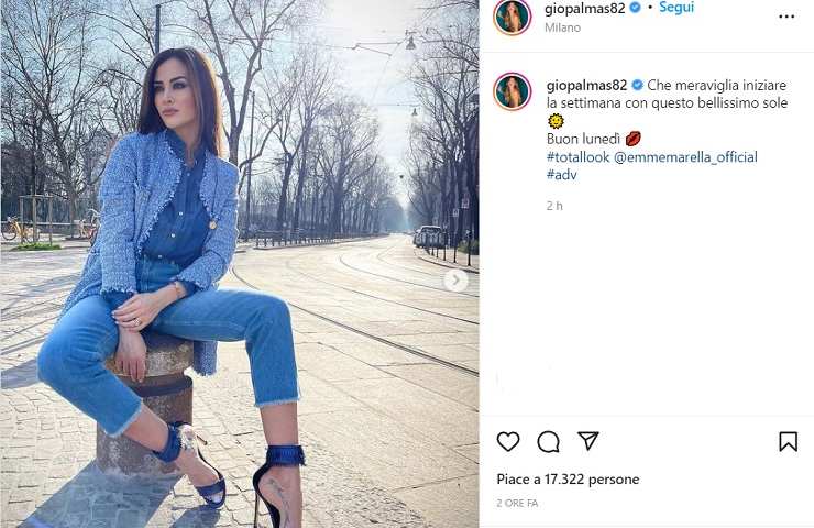 Giorgia Palmas infiamma Instagram: "Siamo tutti qui per lo zoom sui piedi" - FOTO