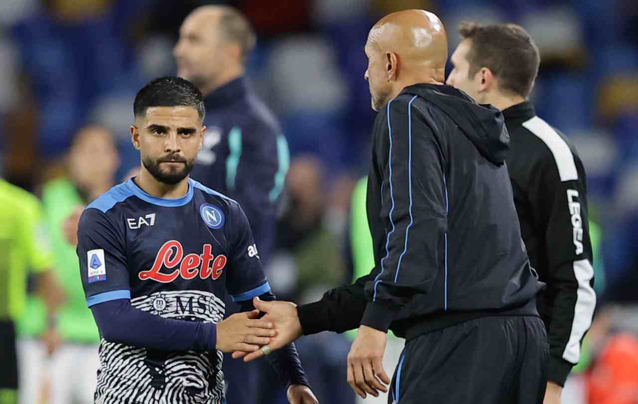 Calciomercato Napoli sostituto Insigne chiusura 40 milioni euro Raspadori Sassuolo giugno