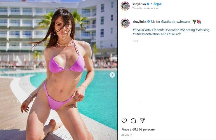 Shaila Gatta, il bikini più esplosivo di sempre: "Zoomare non costa niente"