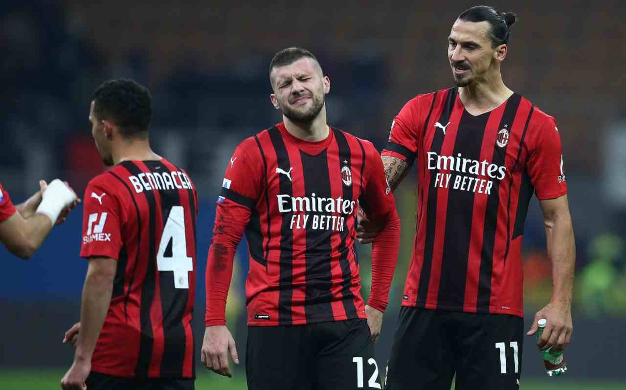 Calciomercato Milan rottura totale Rebic Inter addio estate