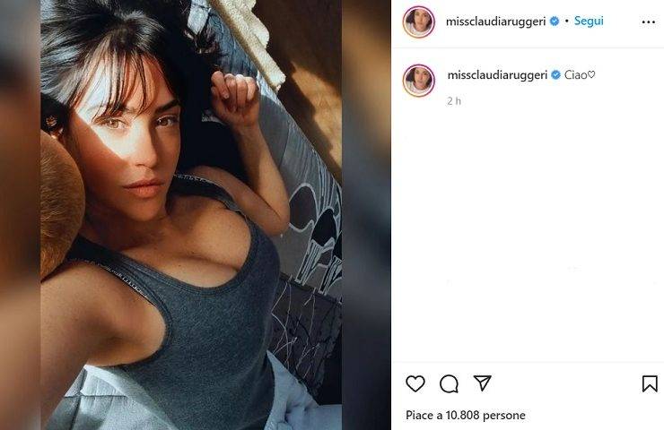 Claudia Ruggeri, il top è più esplosivo e incontenibile che mai