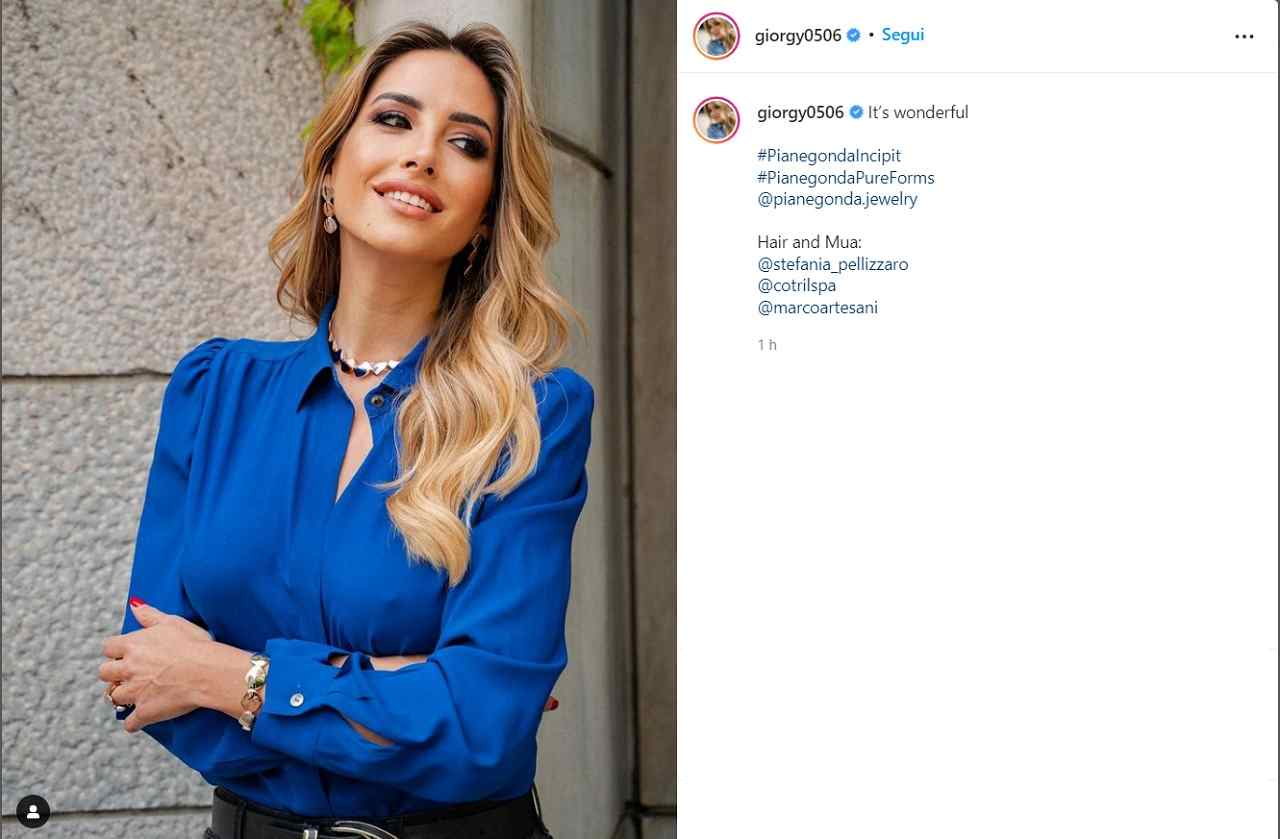 Giorgia Rossi Instagram in fiamme 