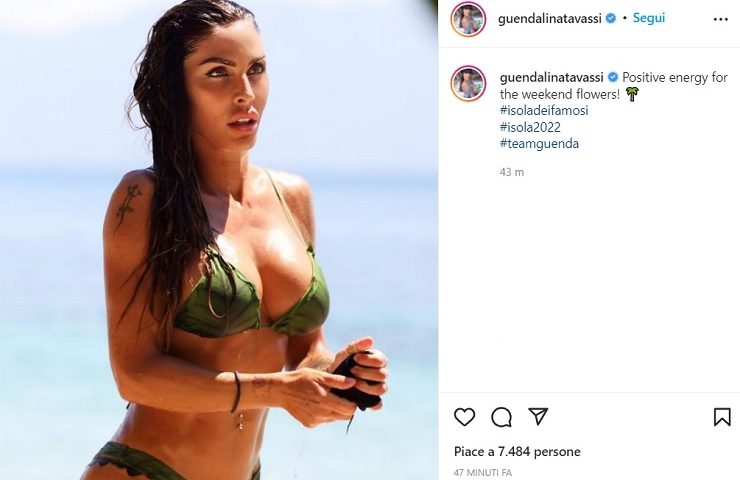 Guendalina Tavassi accende sempre di più l'Isola, bikini fenomenale - FOTO
