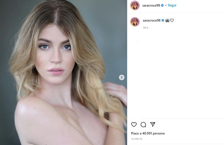 Sara Croce, proprio niente addosso: purezza e provocazione infinita - FOTO