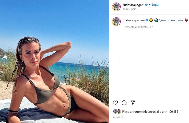 Ludovica Pagani, bikini con trasparenza che stende: divina - FOTO