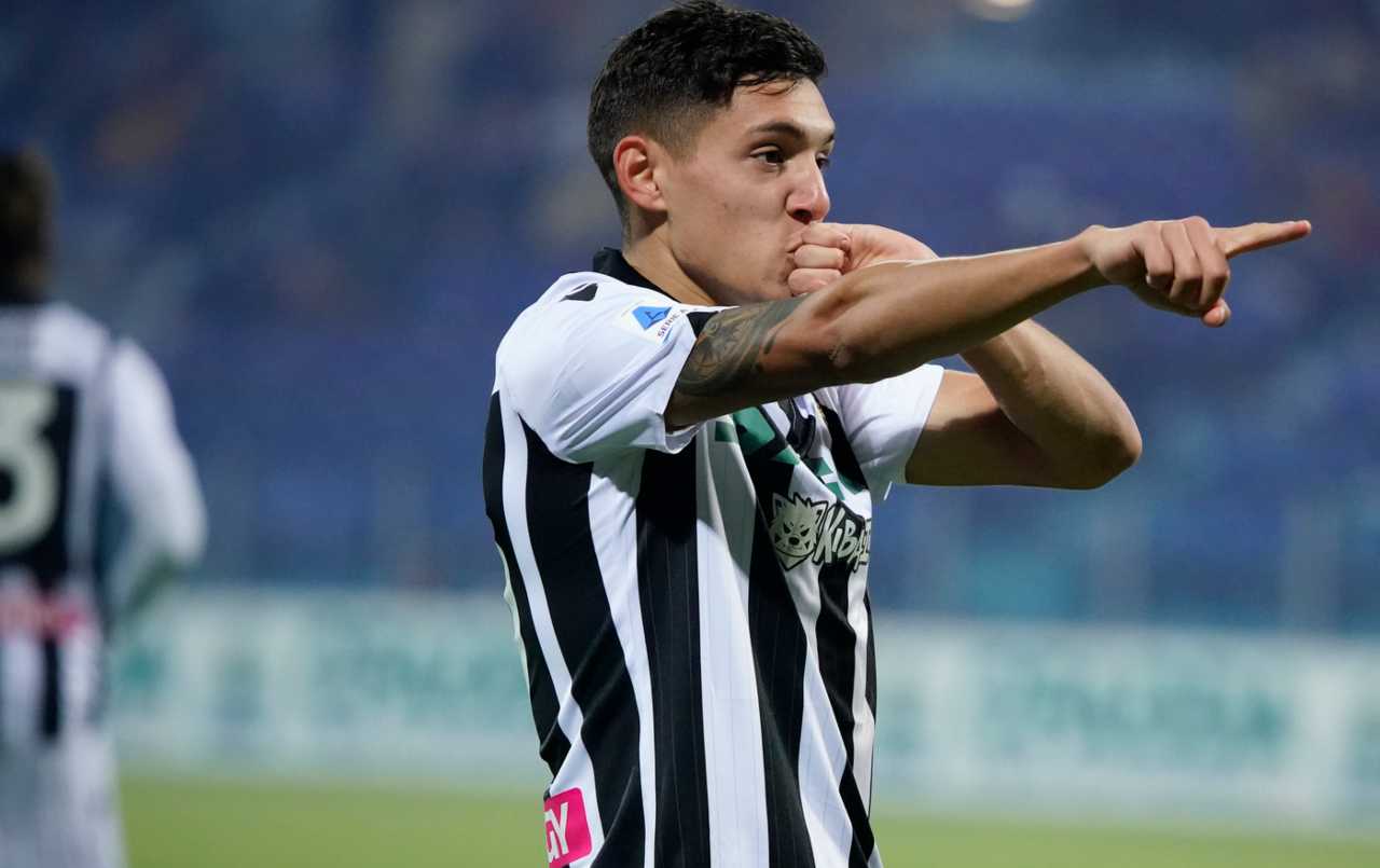 Calciomercato Juventus Molina Udinese 10 milioni euro scambio Miretti Fagioli Rovella