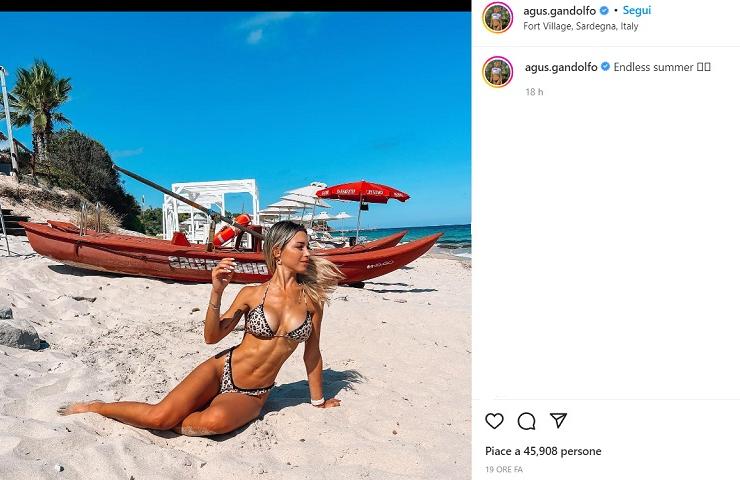 Agustina Gandolfo in bikini, lady Lautaro sempre più esplosiva - FOTO