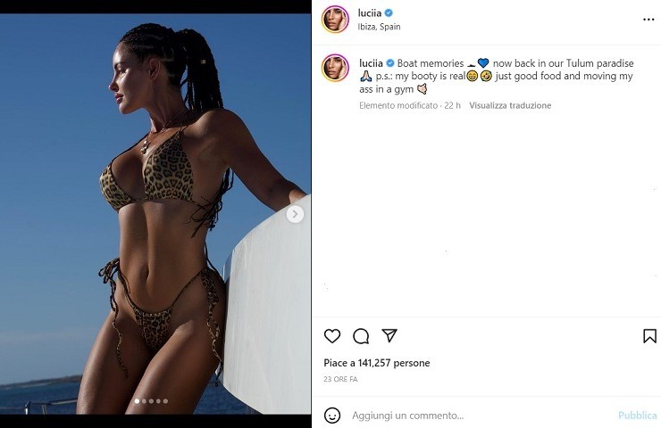 Lucia Javorcekova versione leopardata: bikini e perizoma illegali - FOTO