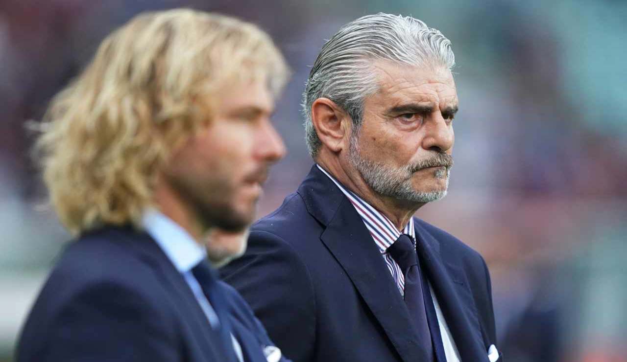 Nedved ed Arrivabene, dirigenti della Juventus