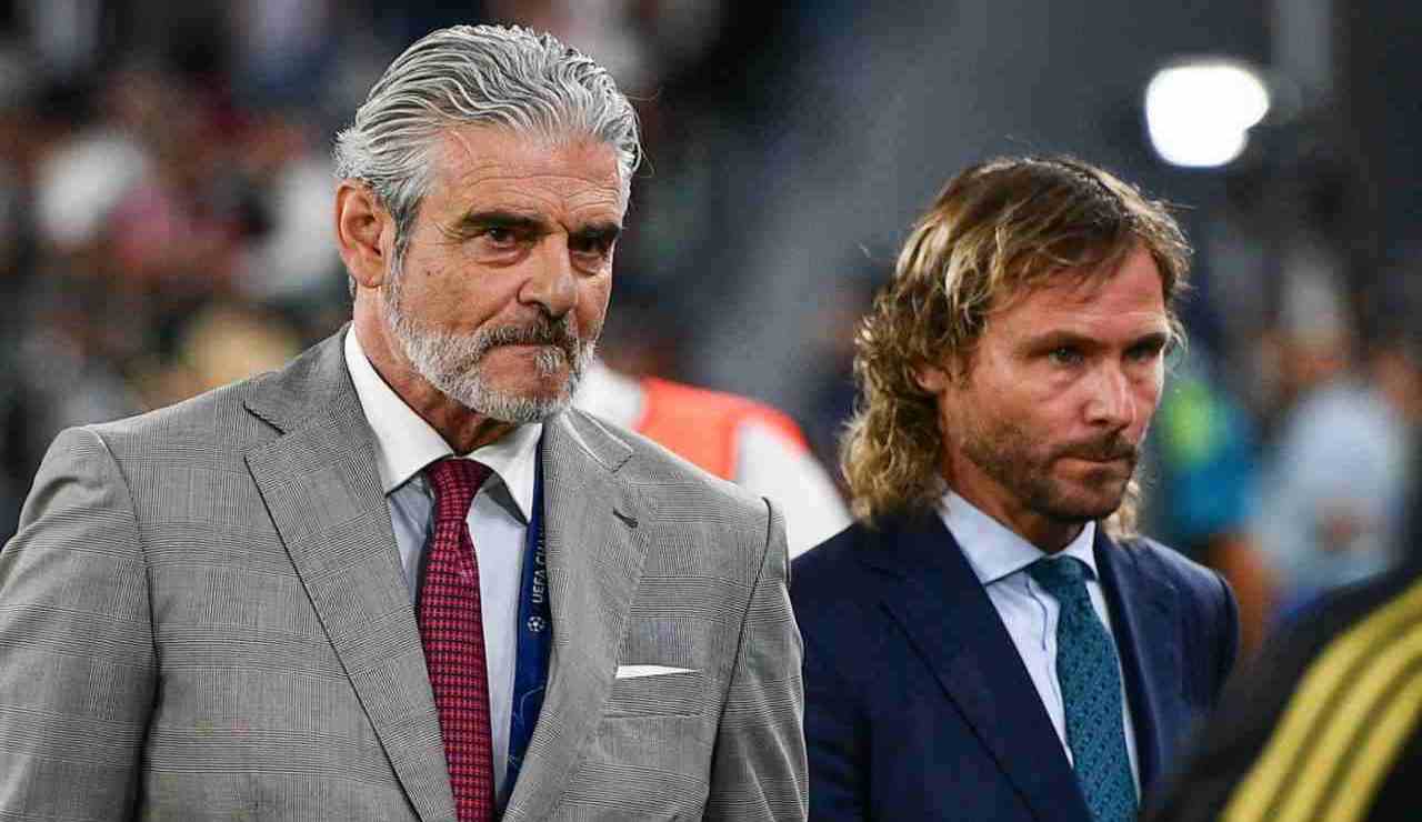 Arrivabene e Nedved, dirigenti della Juventus