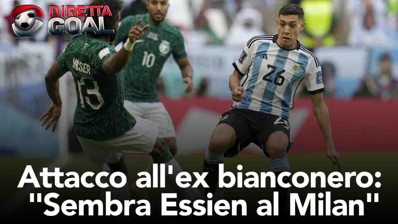Argentina, de Paul nel mirino della critica: "Mi ricorda l'Essien del Milan"
