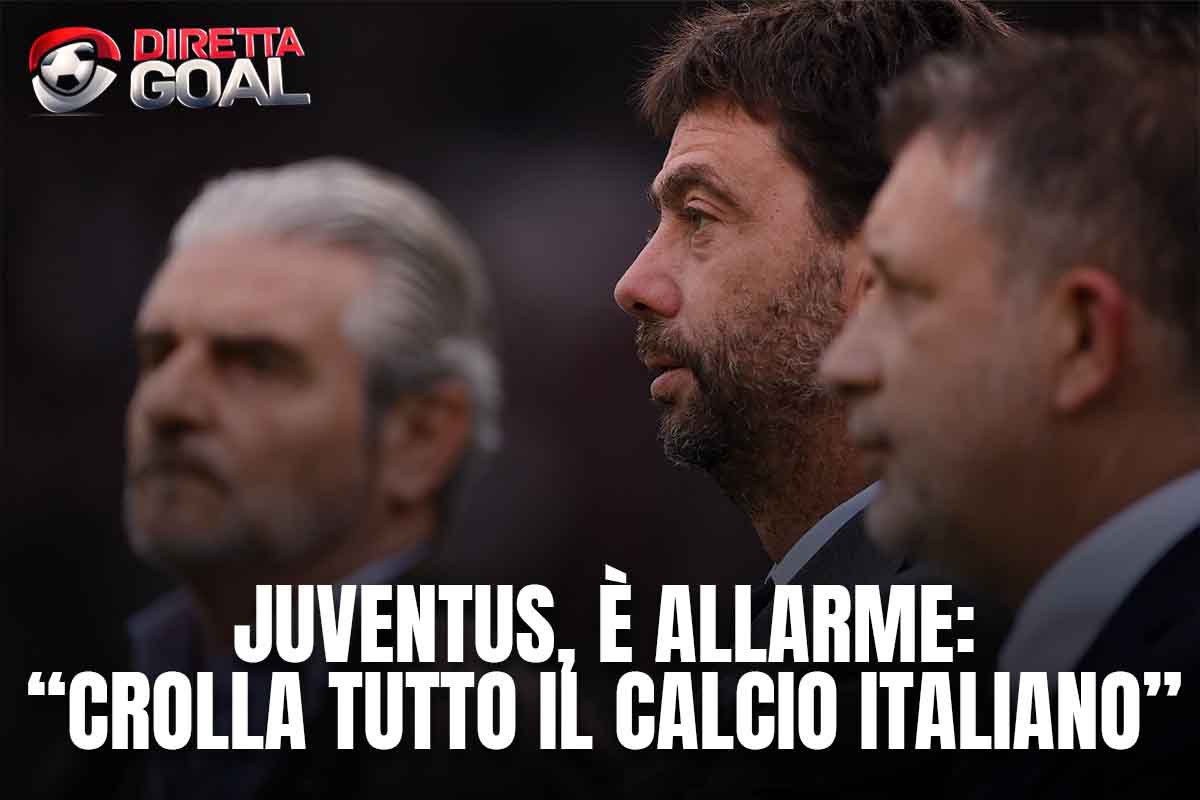 Juventus, è allarme: "Crolla tutto il calcio italiano"