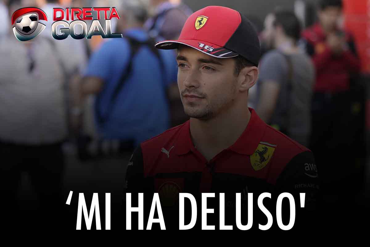 Leclerc nel mirino: "Meglio Sainz"