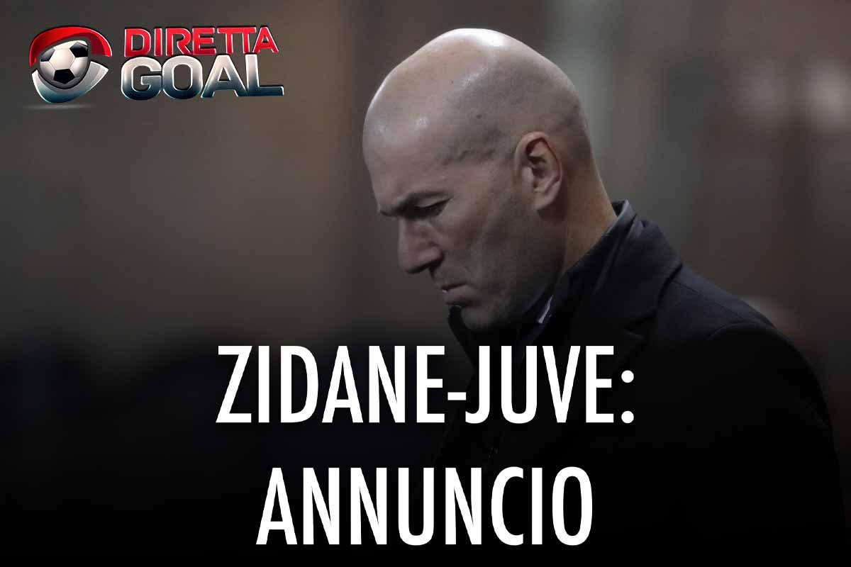 Zidane-Juve annuncio in diretta