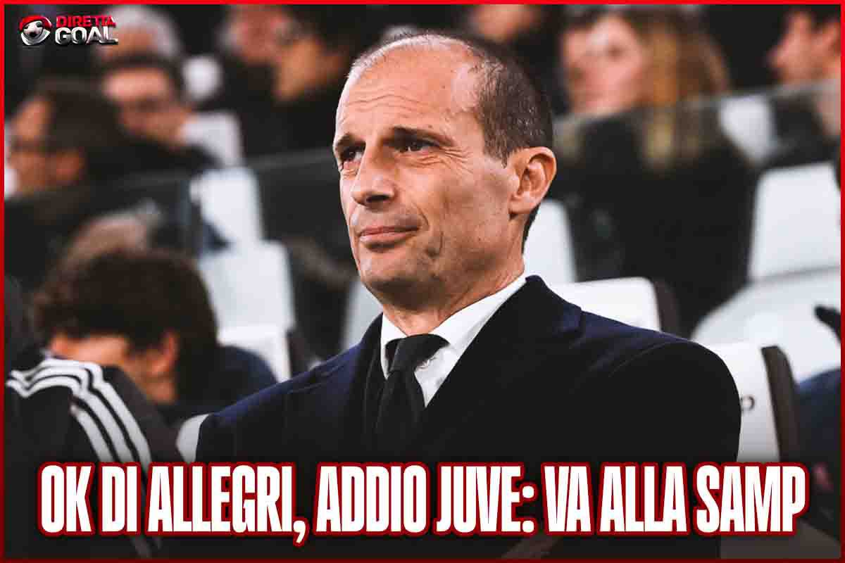 Calciomercato Juventus Allegri ok addio gennaio Soulé prestito Sampdoria