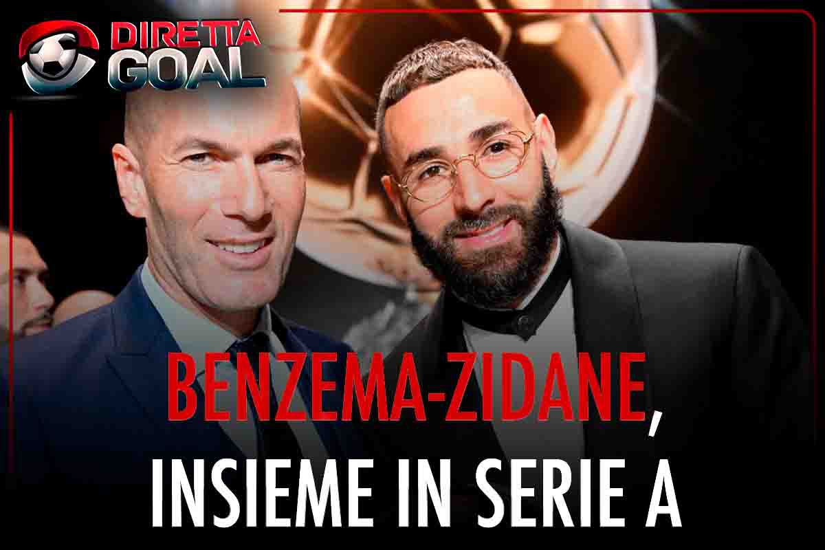 Benzema con Zidane alla Juve