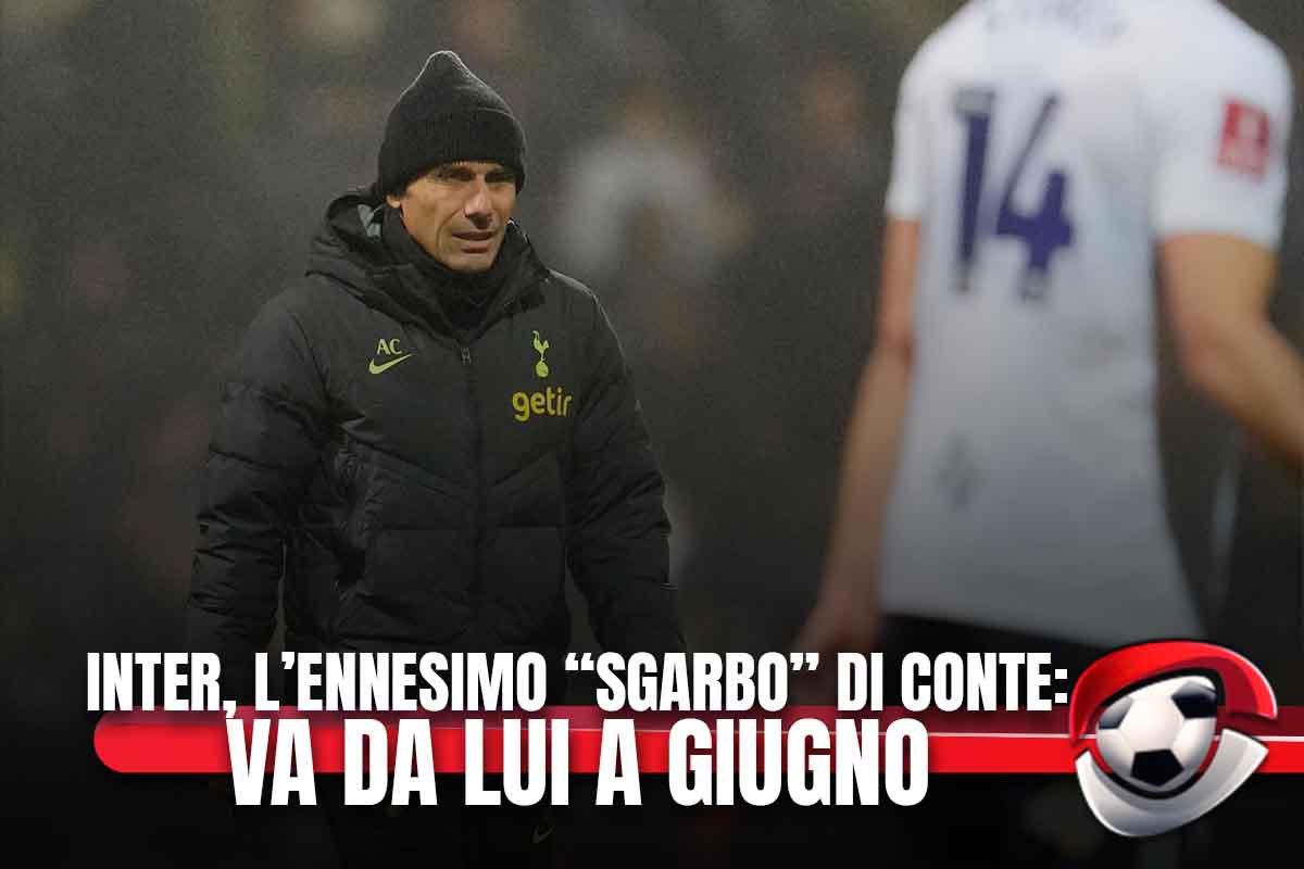 Inter, l’ennesimo ‘sgarbo’ di Conte: va da lui a giugno
