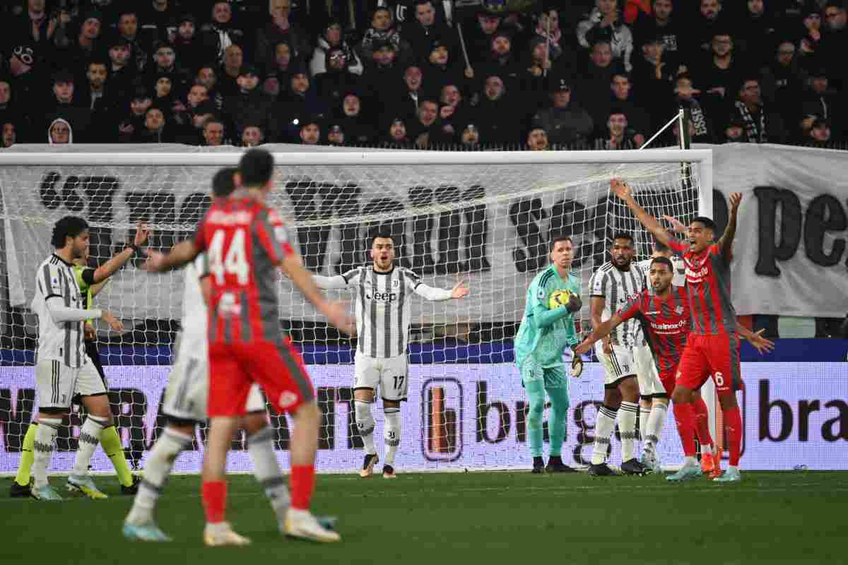 Cremonese-Juventus, polemica sul gol annullato: "Principio sbagliatissimo"