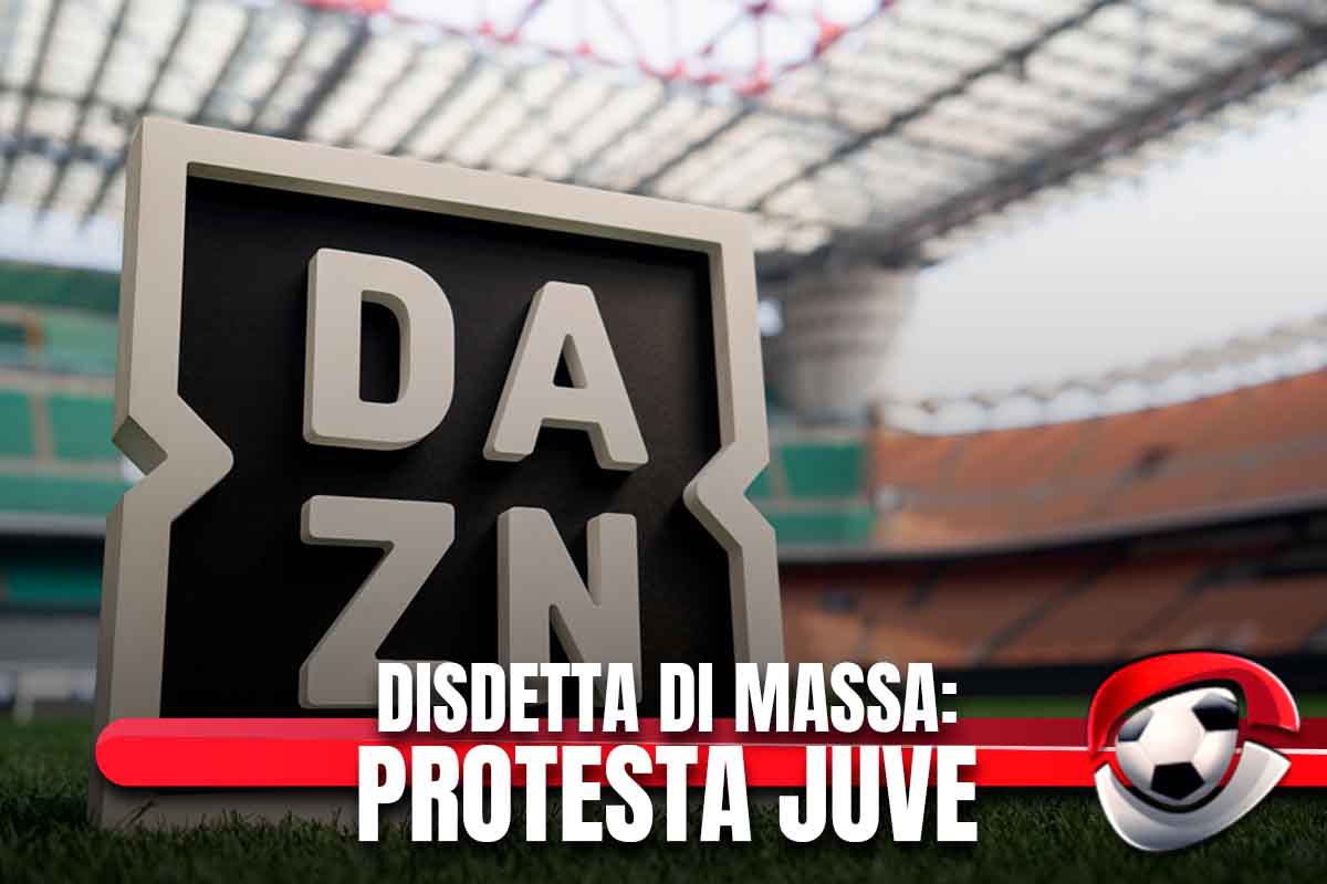 Juventus, tifosi furiosi sui social: #disdettaDAZN