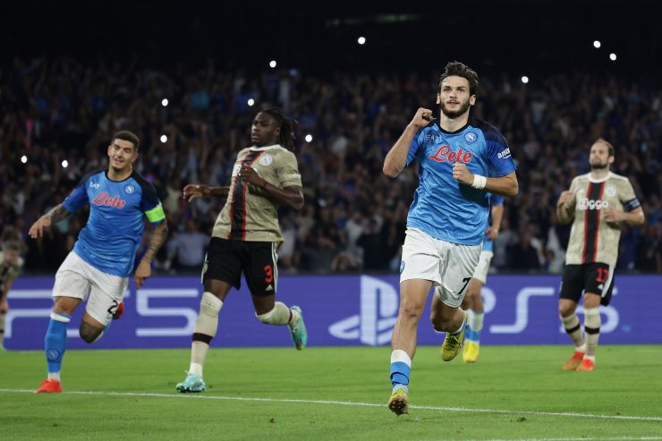 Calciomercato Napoli, Kvaratskhelia la stella che guarda il Real Madrid