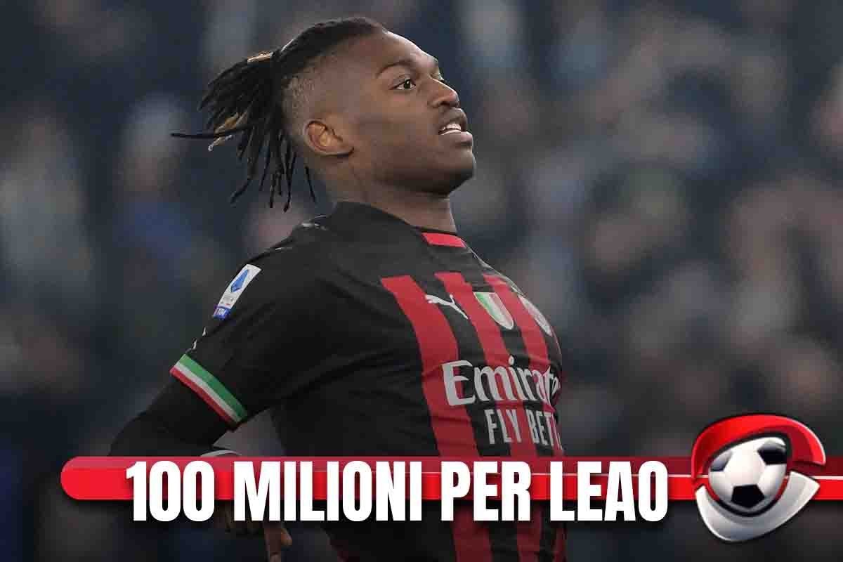 Calciomercato Milan, Guardiola mette gli occhi su Leao: offensiva da 100 milioni