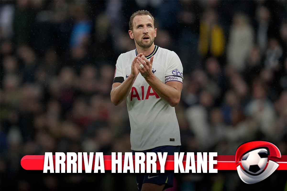 Calciomercato colpo estate Kane Tottenham Bayern Monaco 100 milioni euro